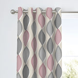 Lennox Cotton Eyelet Curtains - Blush Light Filtering - Lennox Eyelet Curtains In Blush 2
