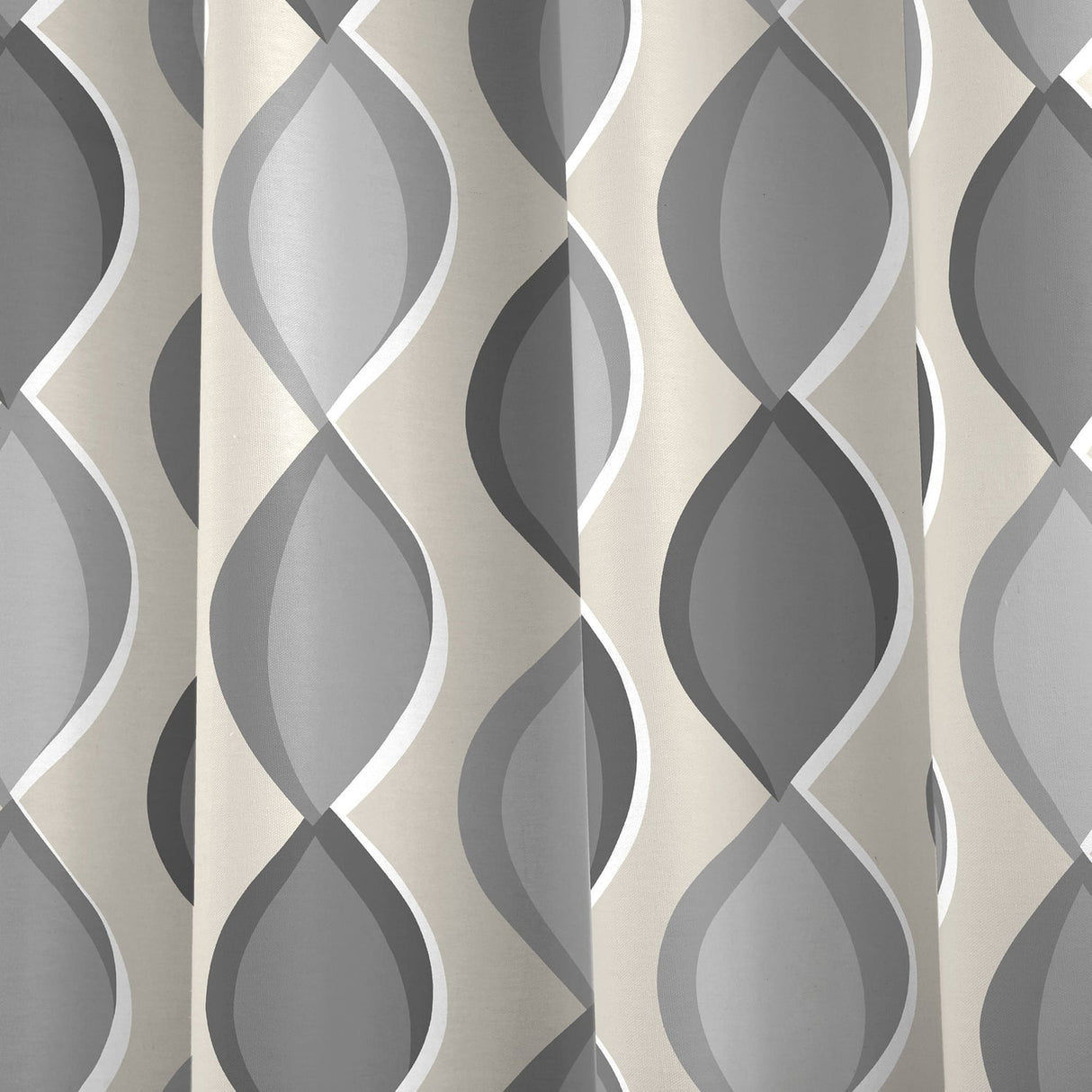 Lennox Cotton Eyelet Curtains - Grey Light Filtering - Lennox Eyelet Curtains In Grey 3