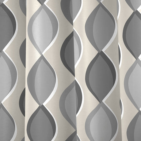 Lennox Cotton Eyelet Curtains - Grey Light Filtering - Lennox Eyelet Curtains In Grey 3