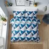 Leo Navy Duvet Cover Bedding Set-3