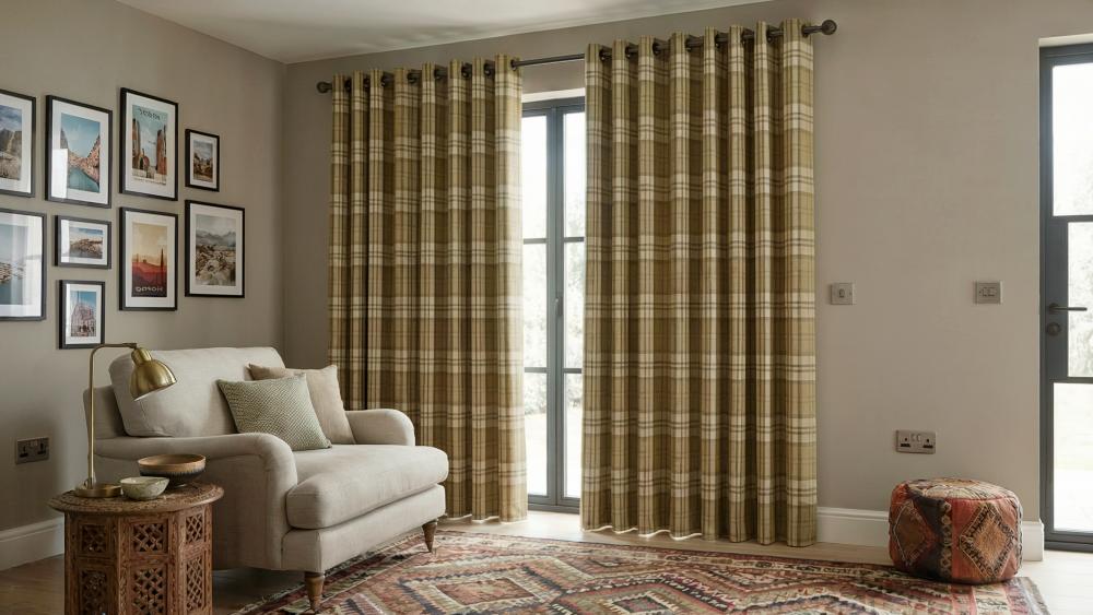 Lewis Made to Measure Curtains Mustard 3