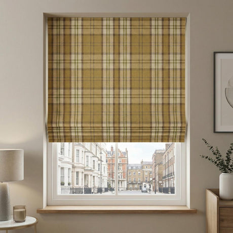 Lewis Made to Measure Roman Blind Mustard