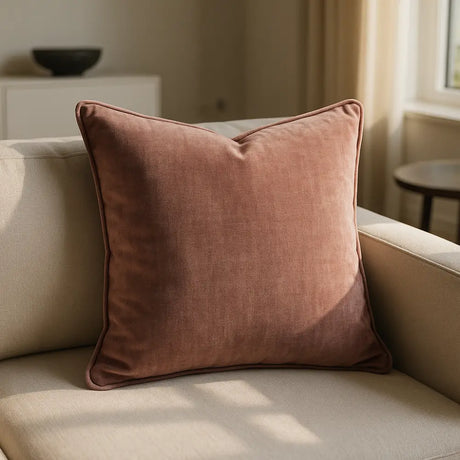 Lille Velvet Cushion Cover Made to Order by Style Furnishings