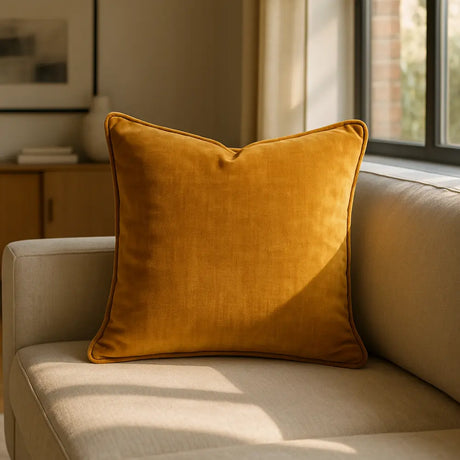 Lille Velvet Cushion Cover Made to Order by Style Furnishings