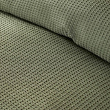 Lindly Waffle Microfibre Duvet Cover Set - Green - Lindly Duvet Cover Set In Dark Green New Green 3