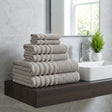 Linear 500gsm Dove Grey 100% Cotton Towels-2