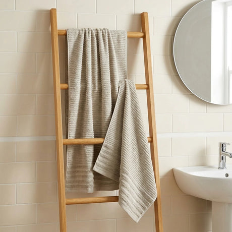 Linear 500gsm Dove Grey 100% Cotton Towels-3