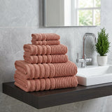 Linear 500gsm Rose Red 100% Cotton Towels-1