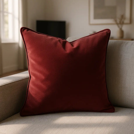 Lisbon Velvet Cushion Cover Made to Order by Style Furnishings