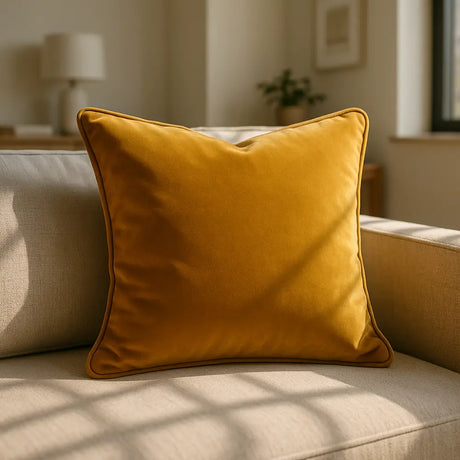 Lisbon Velvet Cushion Cover Made to Order by Style Furnishings