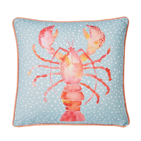 Lobster Outdoor Cushion Cover 43cm x 43cm - Lobster Outdoor Cushion In Orange 43 X 43Cm 2