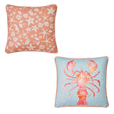 Lobster Outdoor Cushion Cover 43cm x 43cm - Lobster Outdoor Cushion In Orange 43 X 43Cm 4