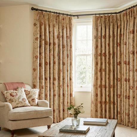Louis Terracotta fabric sample