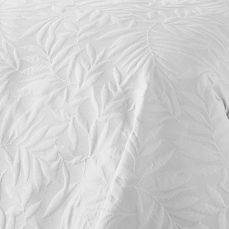 Luana Floral Bedspread 200cm x 230cm - Luana Bedspread In White 200 X 230Cm 3