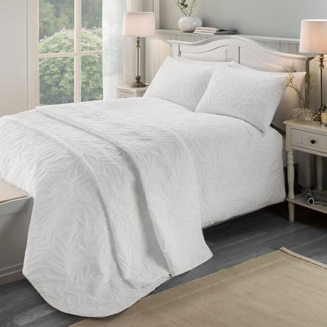Luana Soft Microfibre Duvet Cover Set - White
