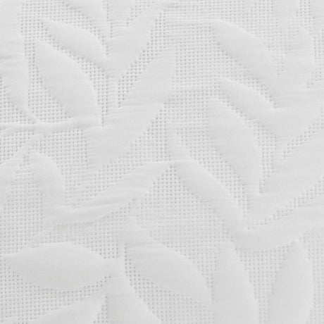 Luana Soft Microfibre Duvet Cover Set - White - Luana Duvet Cover Set In White 4