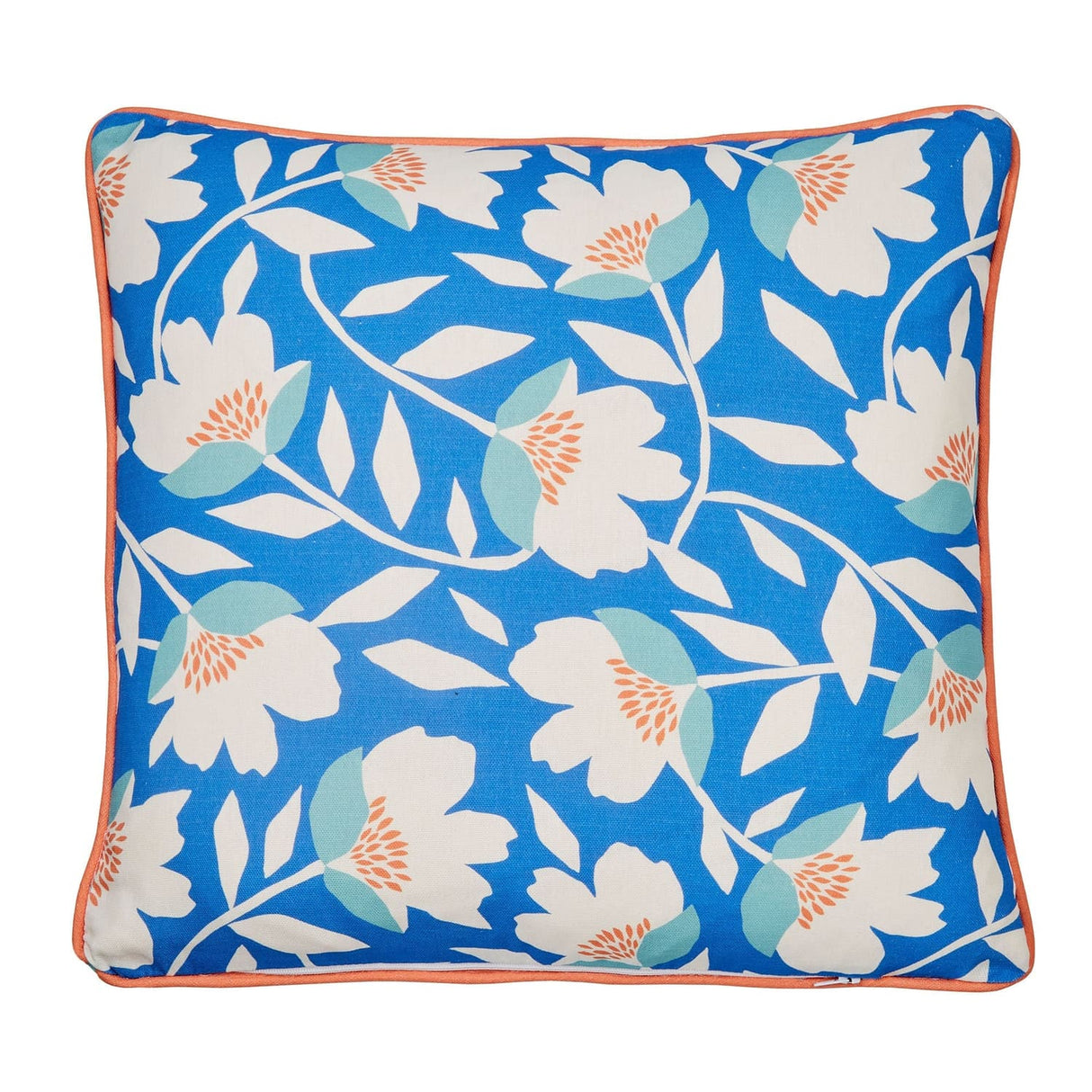 Luna Outdoor Filled Cushion 43cm x 43cm - Duck Egg - Luna Outdoor Cushion In Duck Egg 43 X 43Cm 3