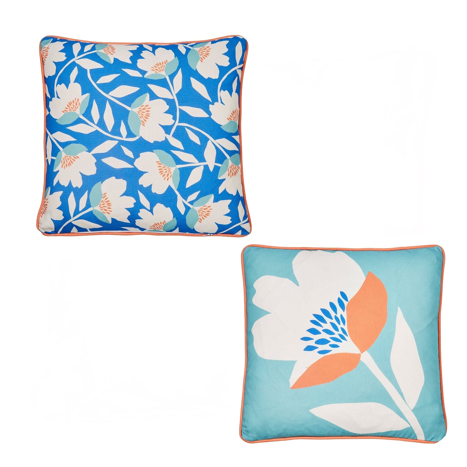 Luna Outdoor Filled Cushion 43cm x 43cm - Duck Egg - Luna Outdoor Cushion In Duck Egg 43 X 43Cm 4