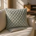 Lush Faux Rabbit Fur Cushion Cover 17" x 17" (43cm x 43cm) by Emma Barclay