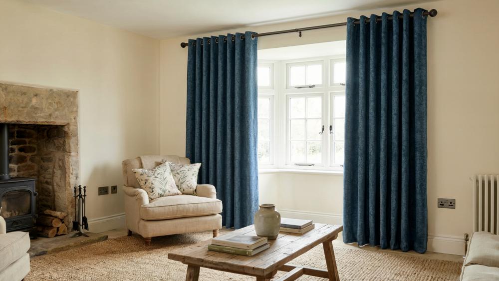 Lustre Made to Measure Curtains Aqua 3