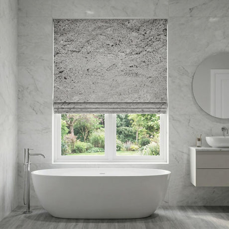 Lustre Made to Measure Roman Blind Steel