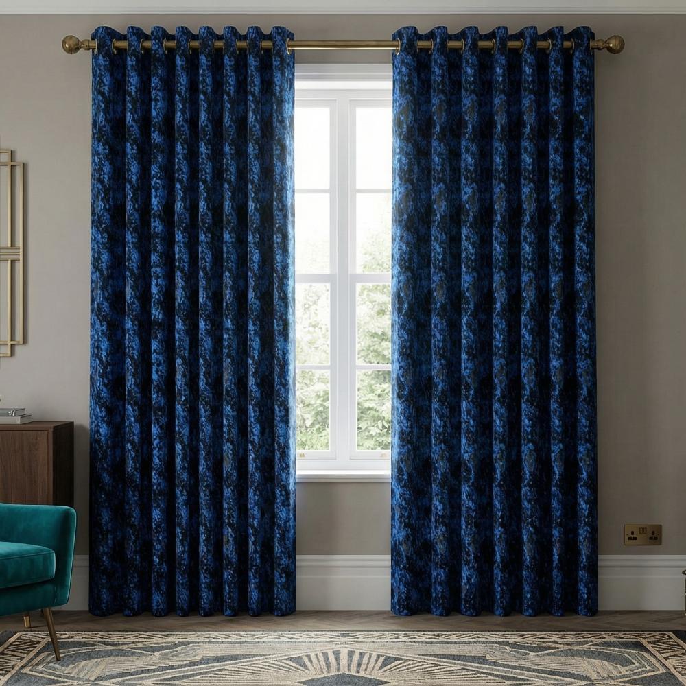Luxe Sapphire fabric sample