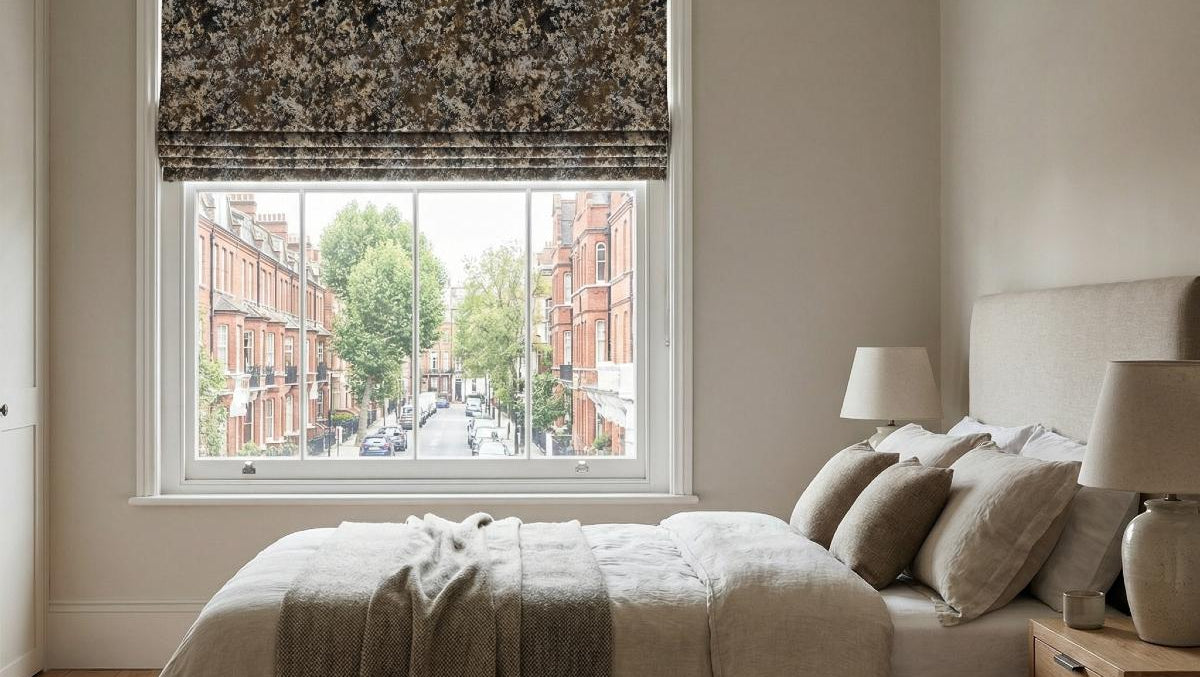 Luxe Made to Measure Roman Blind Argent