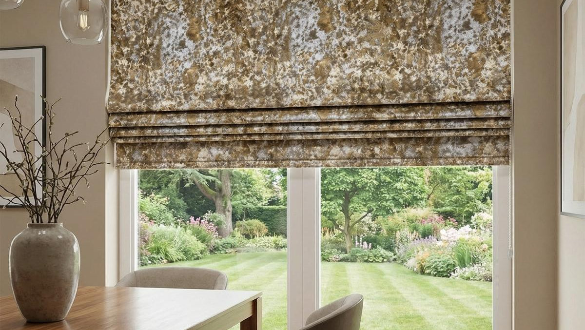 Luxe Made to Measure Roman Blind Chalk