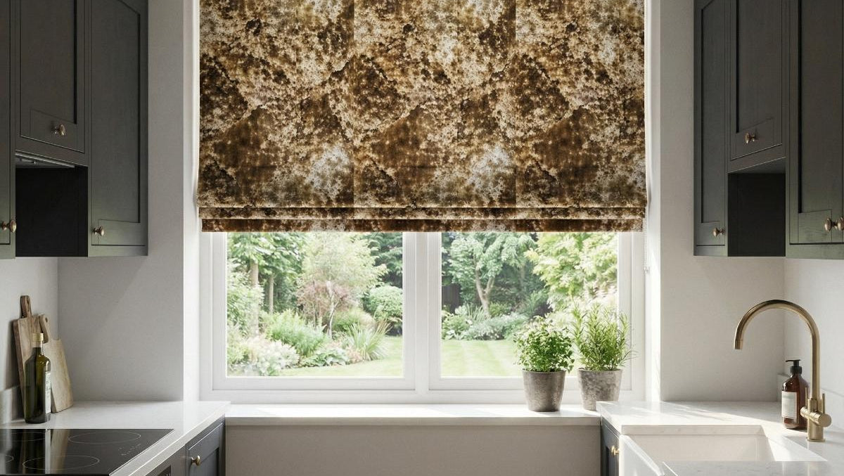 Luxe Made to Measure Roman Blind Gild