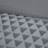 Diamond Cut Teddy Fleece Duvet Cover Set by Rapport Home