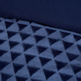 Diamond Cut Teddy Fleece Duvet Cover Set by Rapport Home