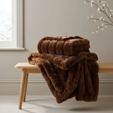 Luxury Fur 3D Chocolate Throw Blanket 150cm x 200cm-2