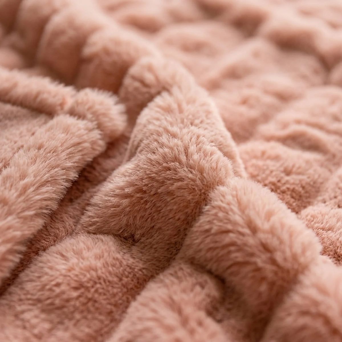 Luxury Fur 3D Pink Throw Blanket 150cm x 200cm-1