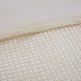 Waffle Teddy Fleece Duvet Cover Set by Rapport Home