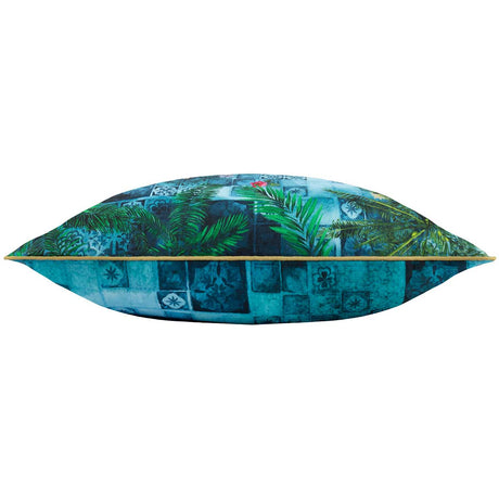 Majorelle Leopard Outdoor Cushion Cover / Filled Cushion 16" x 24" (40cm x 60cm) by Paoletti