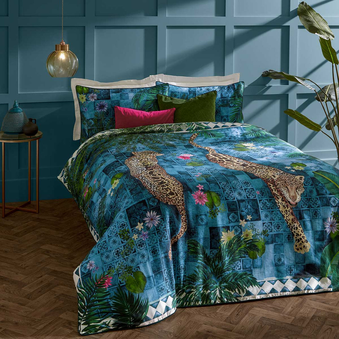 Majorelle Duvet Cover Set - Azure Blue