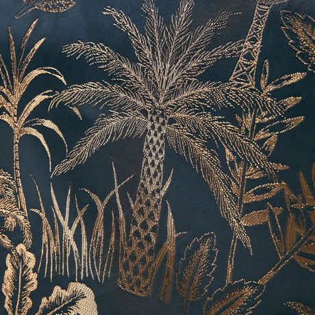 Midnight Palm Duvet Cover Set by Soiree
