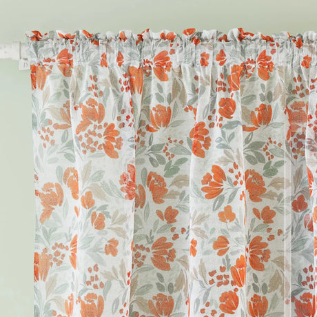 Mia Voile Curtain Panel by Enhanced Living 6