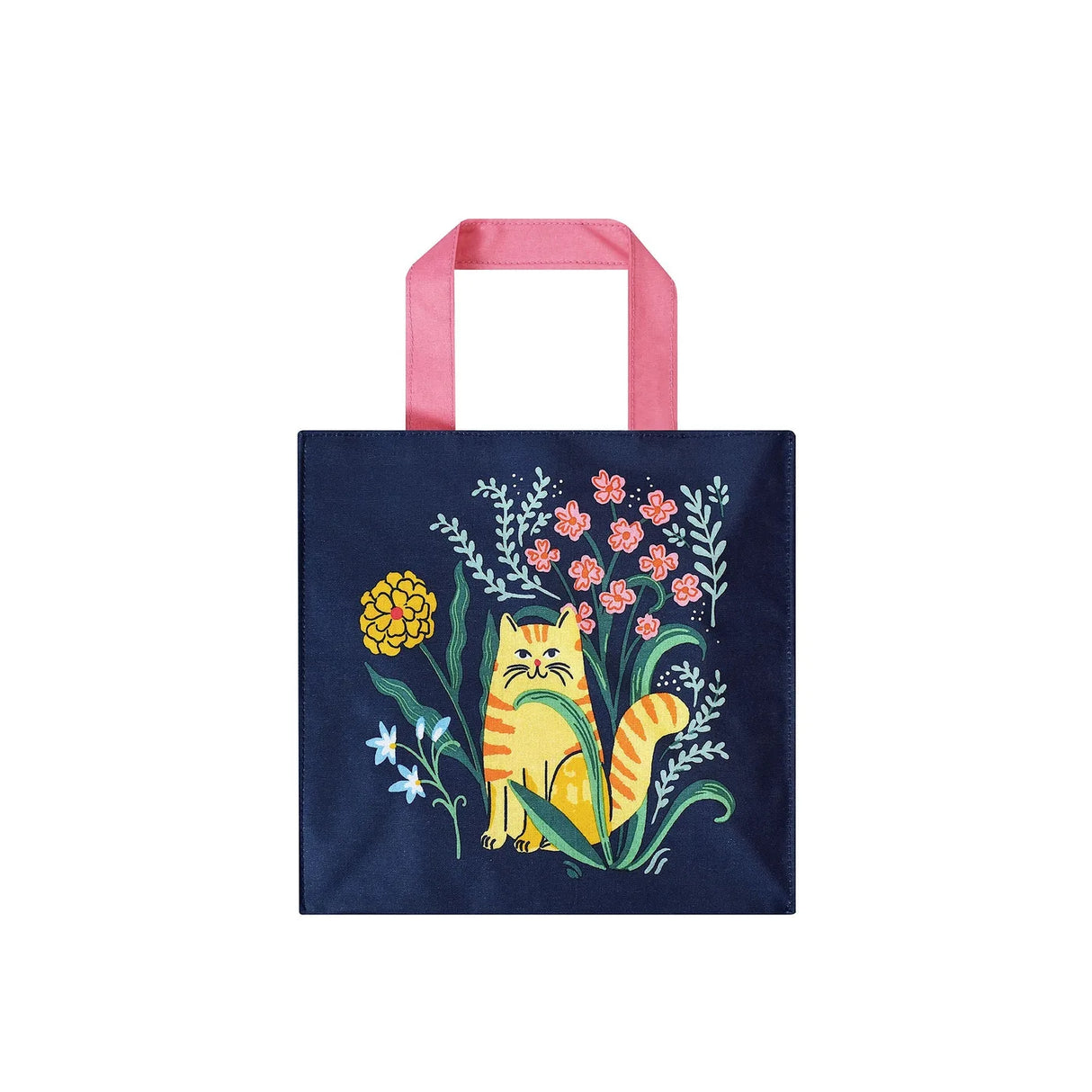 Marmalade Meadow Foldable Tote Bag Medium in Navy