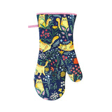 Marmalade Meadow Gauntlet Oven Glove in Navy