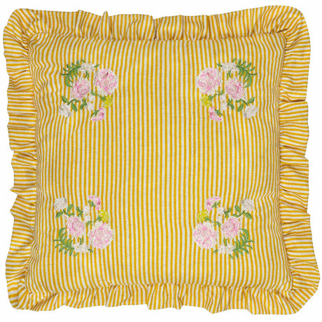 Martha Ruffle Cushion Cover / Filled Cushion 20" x 20" (50cm x 50cm) by Wylder 12