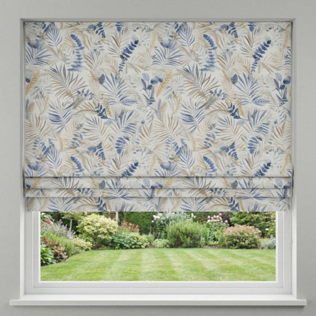 Makati Made to Measure Roman Blind Blue