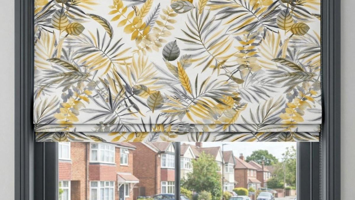 Makati Made to Measure Roman Blind Ochre