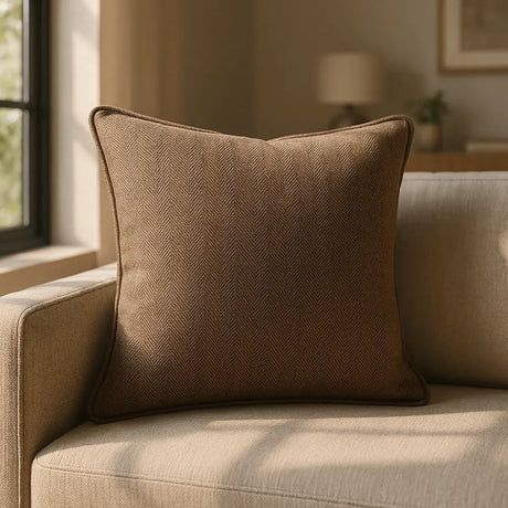 Malaga Woven Cushion Cover Made to Order by Style Furnishings