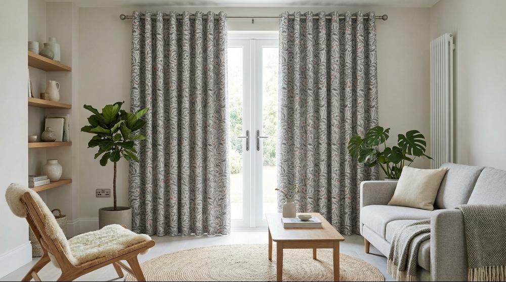 Malory Made to Measure Curtains Charcoal