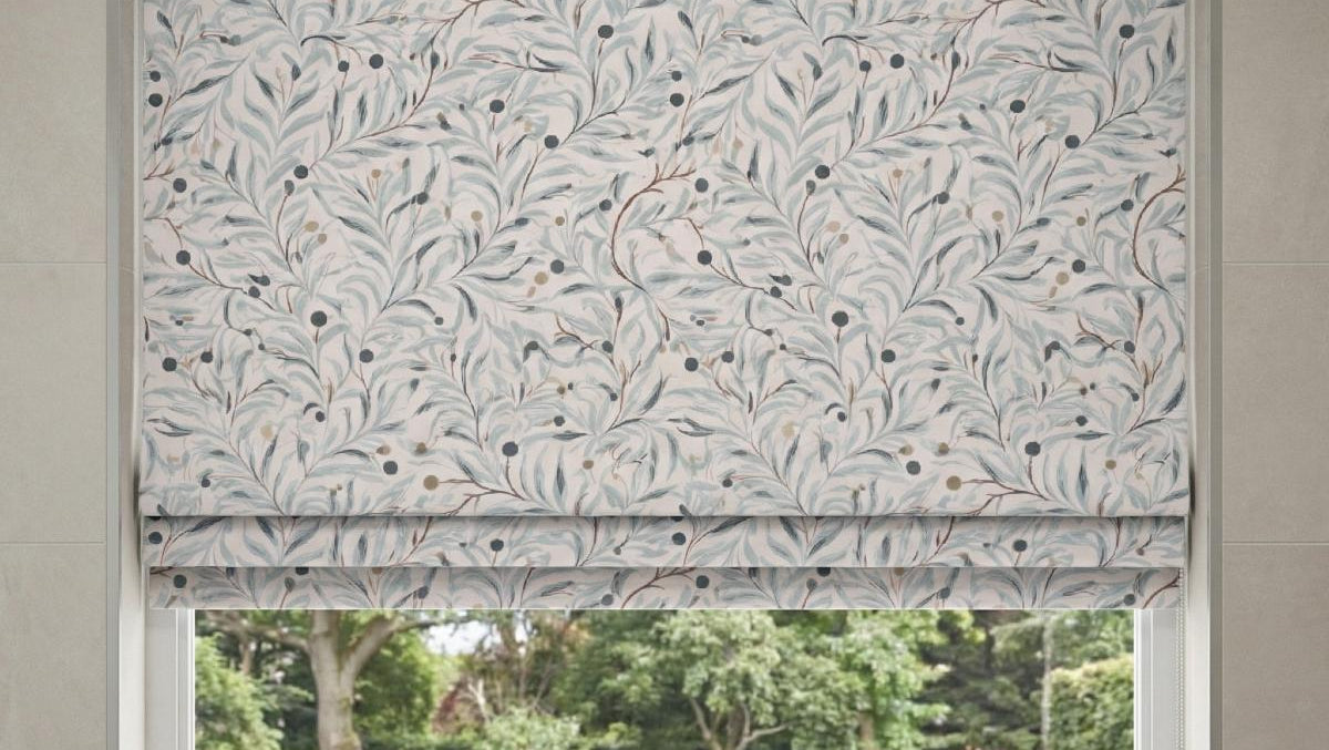 Malory Made to Measure Roman Blind Aqua