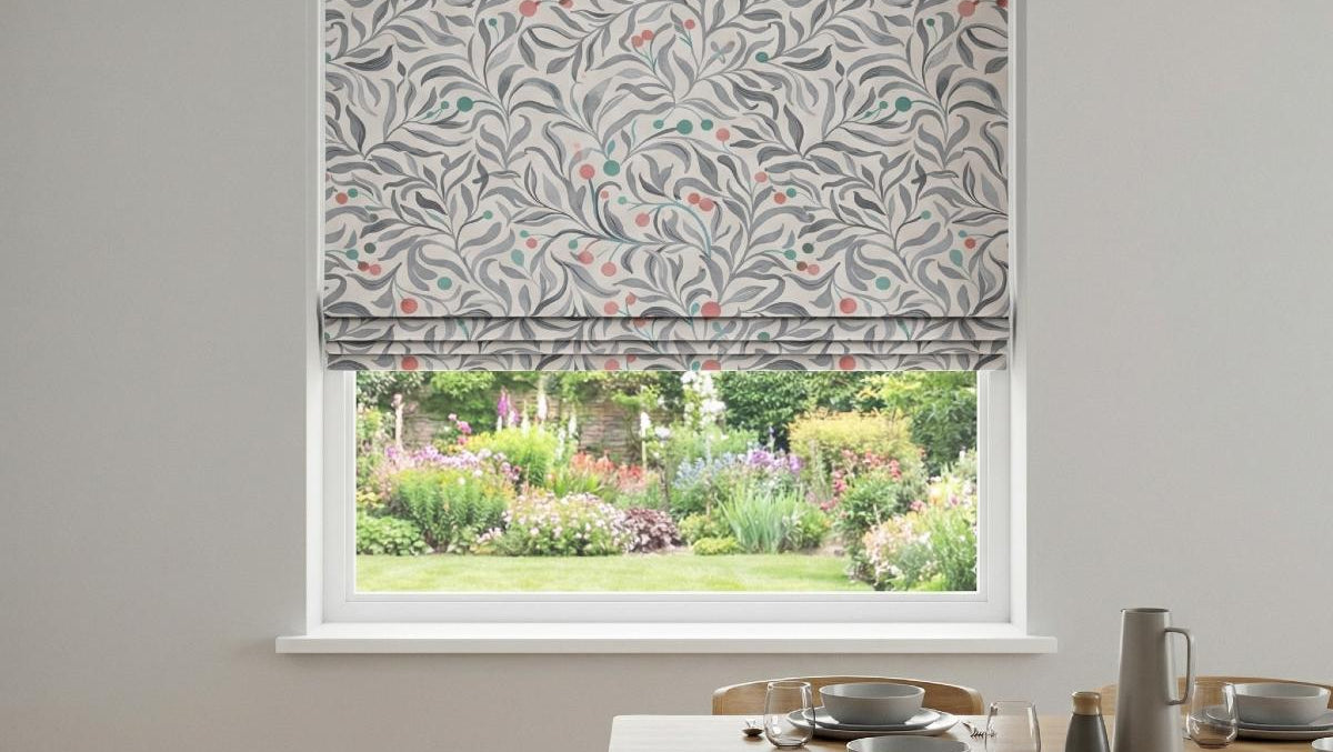 Malory Made to Measure Roman Blind Charcoal