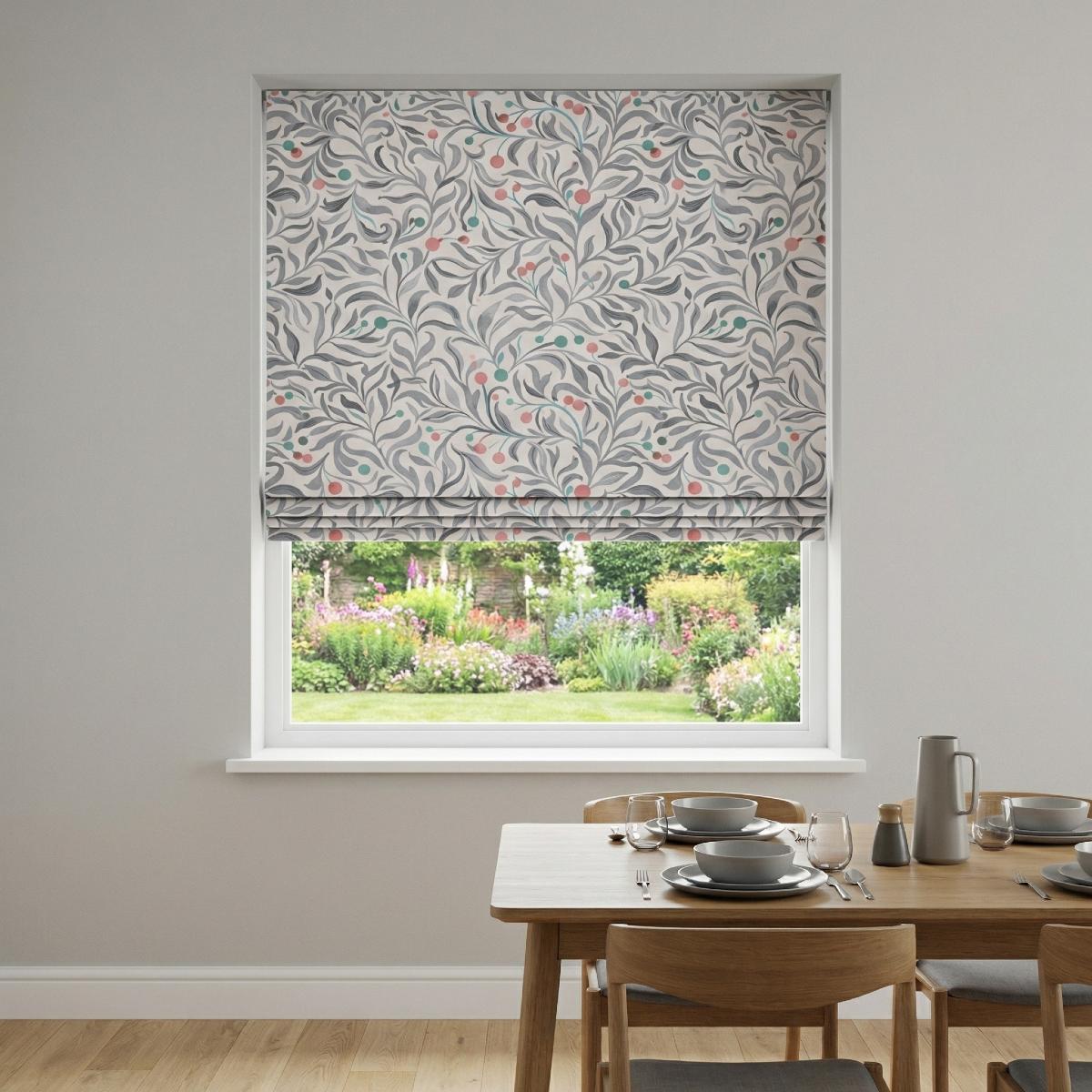 Malory Made to Measure Roman Blind Charcoal