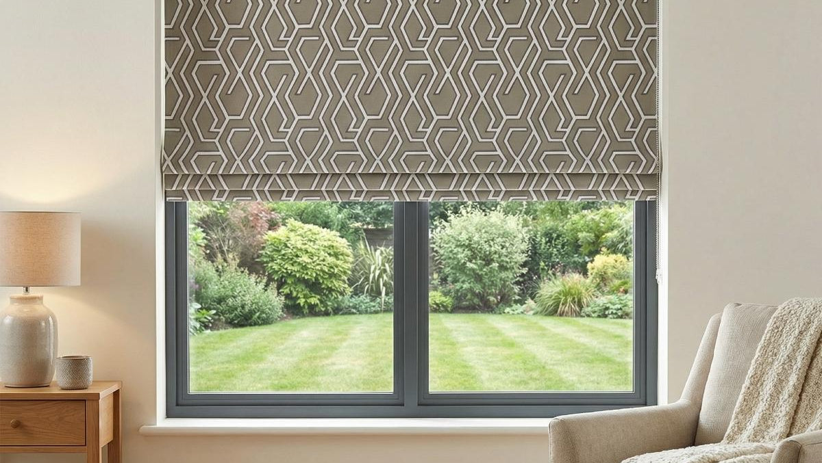 Manhattan Made to Measure Roman Blind Espresso