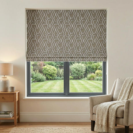 Manhattan Made to Measure Roman Blind Espresso